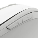 Hama WM-400 RF Wireless Optical Mouse, 1600 DPI, 6 Buttons, Silent Click, White, Right-Hand