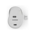Hama WM-400 RF Wireless Optical Mouse, 1600 DPI, 6 Buttons, Silent Click, White, Right-Hand