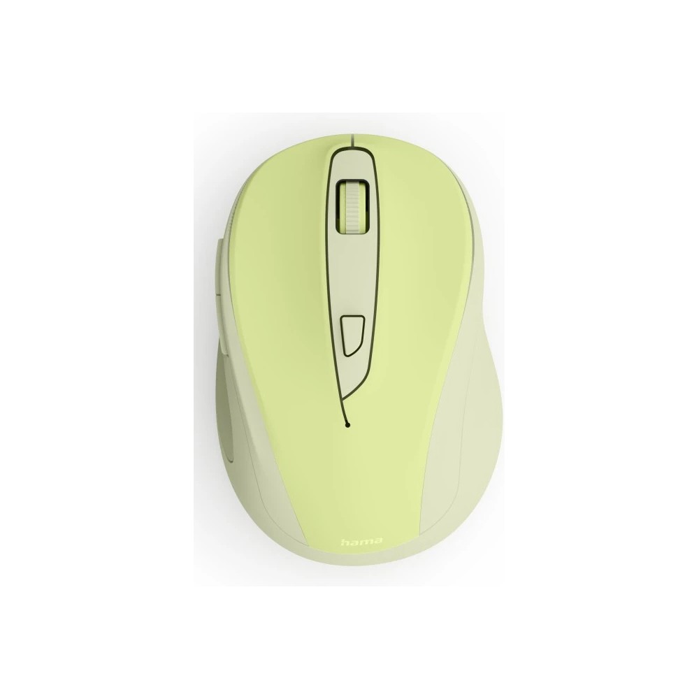 Hama WM-400 RF Wireless Optical Mouse 1600 DPI, Silent Click, 6 Buttons, Right-Hand, Green Hama WM-400 RF Wireless Optical Mouse 1600 DPI, Silent Click, 6 Buttons, Right-Hand, Green