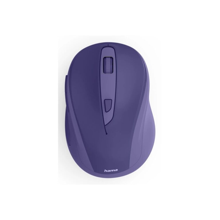 Hama WM-400 RF Wireless Optical Mouse, Right-Hand, 1600 DPI, 6 Buttons, Blue