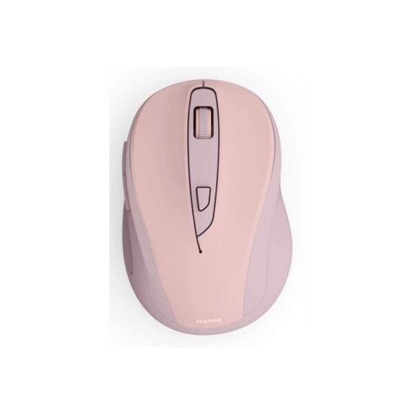 Hama WM-400 Wireless Optical Office Mouse 1600 DPI 6-Button Pink