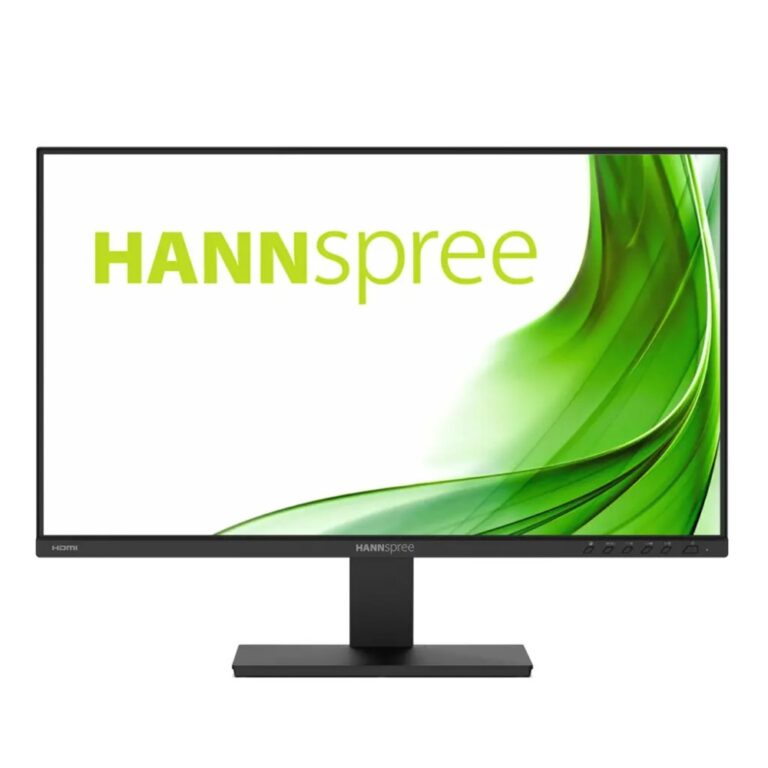 Hannspree HC241CFB 23.8" Full HD 100Hz IPS Monitor with Speakers & 65W USB-C PD - Black