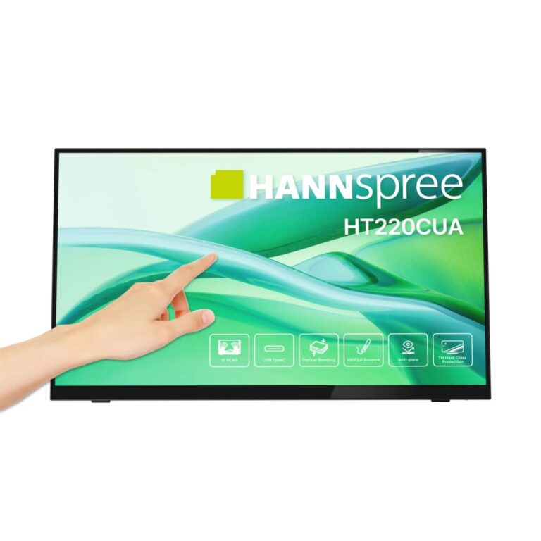 Hannspree HT220CUA 21.4" Full HD LED Touchscreen Monitor 60 Hz IPS Black