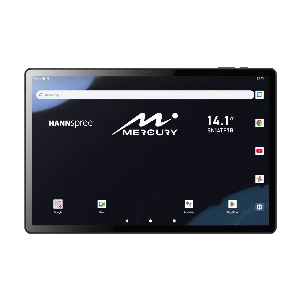 Hannspree Mercury 14.1" WUXGA IPS Tablet PC 128GB Storage 6GB RAM Wi-Fi + 4G LTE Android 15 Black Hannspree Mercury 14.1" WUXGA IPS Tablet PC 128GB Storage 6GB RAM Wi-Fi + 4G LTE Android 15 Black