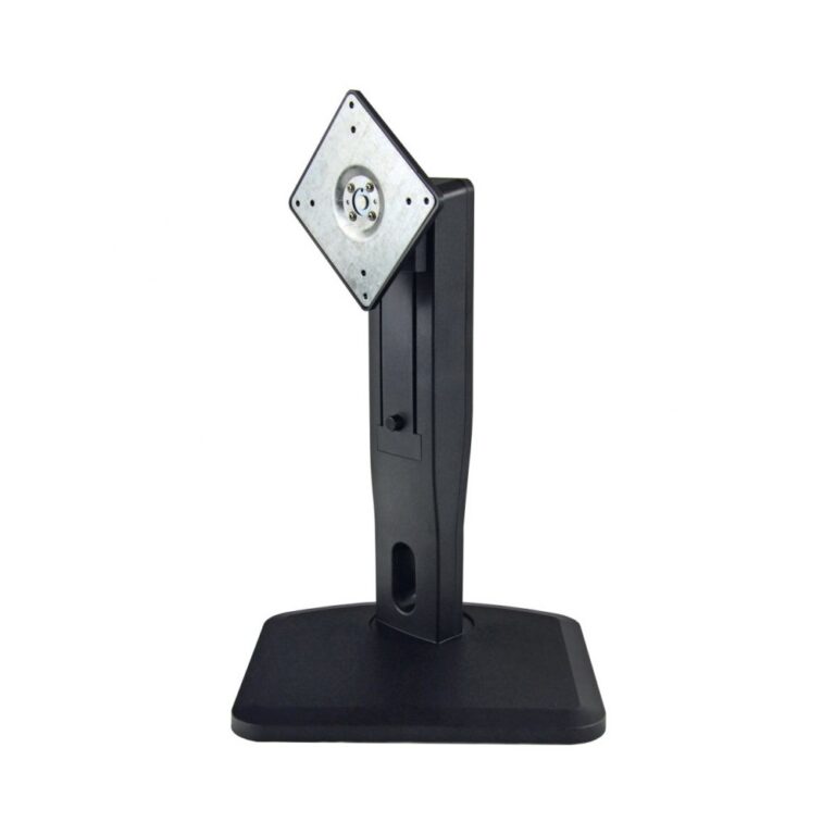 Hannspree Monitor Desk Mount Stand for 24" - 27" Displays, 75x75/100x100 VESA, Height Adjustable, Black