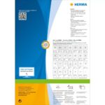 HERMA Premium A4 Labels, 105x148mm White Matte Paper, 4 Labels/Sheet, 800 pcs