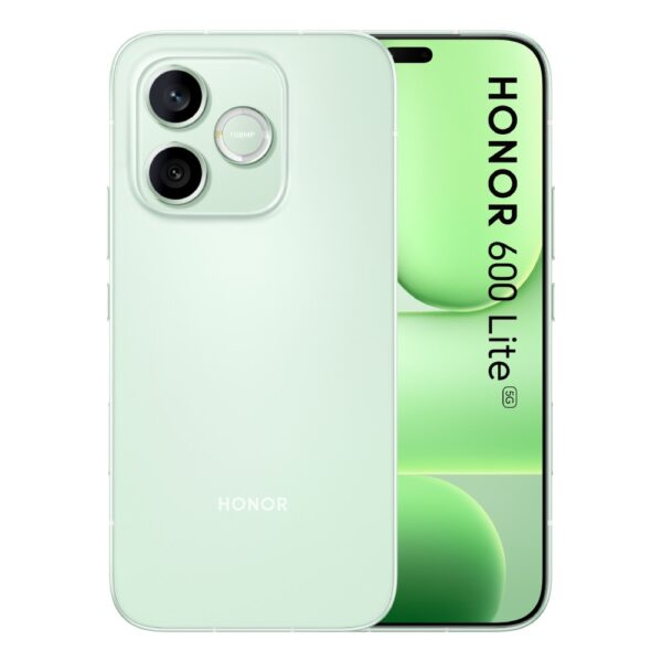 Honor 600 Lite 6.6" 5G Phone - 256GB Storage, 8GB RAM, 108MP Camera, Green