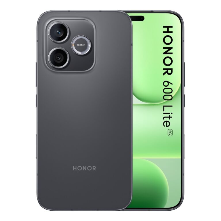 Honor 600 Lite 6.6" 5G Phone, 256GB Storage, 8GB RAM, Android 16.0, Black