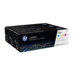 HP 131A Rainbow-Kit Color Laser Toner Cartridges (Cyan, Magenta, Yellow) 3x1800 Pages for HP Pro 200