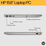 HP 15-fc0038na 15.6" Full HD Laptop - AMD Ryzen 3 7320U CPU, 8GB RAM, 256GB NVMe SSD, Windows 11 Home, Jet Black