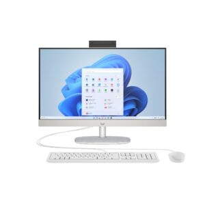 HP 24-cr0063na 23.8" Full HD All-in-One PC - Intel Core i3-N300 - 8GB RAM - 256GB NVMe SSD - White