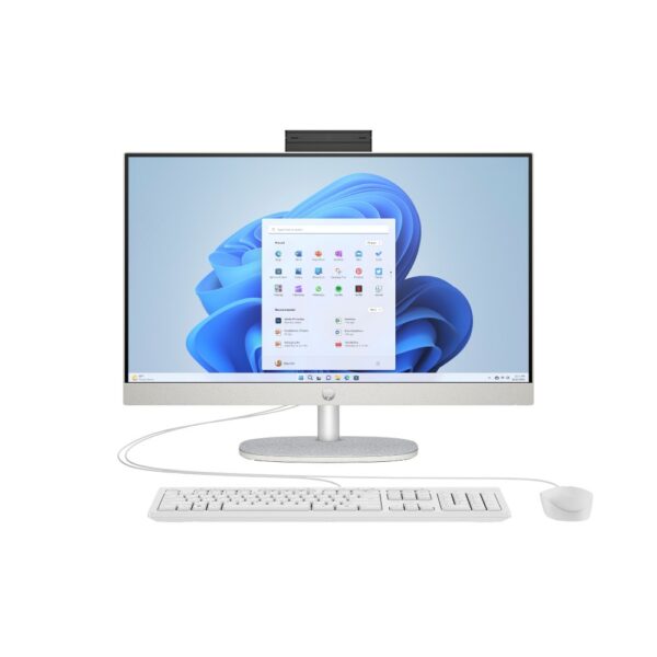 HP 24-cr0063na 23.8" Full HD All-in-One PC - Intel Core i3-N300 - 8GB RAM - 256GB NVMe SSD - White