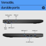 HP Fortis G1i 14" Full HD Touchscreen Chromebook - Intel N150, 8GB RAM, 128GB UFS, ChromeOS, Black