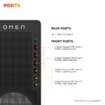 HP OMEN 16L Gaming PC, Ryzen 5 8500F 4.7GHz, RTX 3050 8GB, 16GB DDR5, 1TB NVMe SSD, Win 11 Home, Black