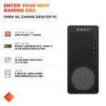 HP OMEN 16L Gaming PC, Ryzen 5 8500F 4.7GHz, RTX 3050 8GB, 16GB DDR5, 1TB NVMe SSD, Win 11 Home, Black