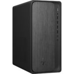 HP OmniDesk M02-0003na Tower PC - Ryzen 7 8700G (5.1 GHz, 8 Cores), 16GB DDR5 5200MHz, 2TB NVMe PCIe 4.0 SSD, Win 11 Home, Black