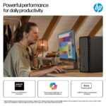 HP OmniDesk M02-0003na Tower PC - Ryzen 7 8700G (5.1 GHz, 8 Cores), 16GB DDR5 5200MHz, 2TB NVMe PCIe 4.0 SSD, Win 11 Home, Black