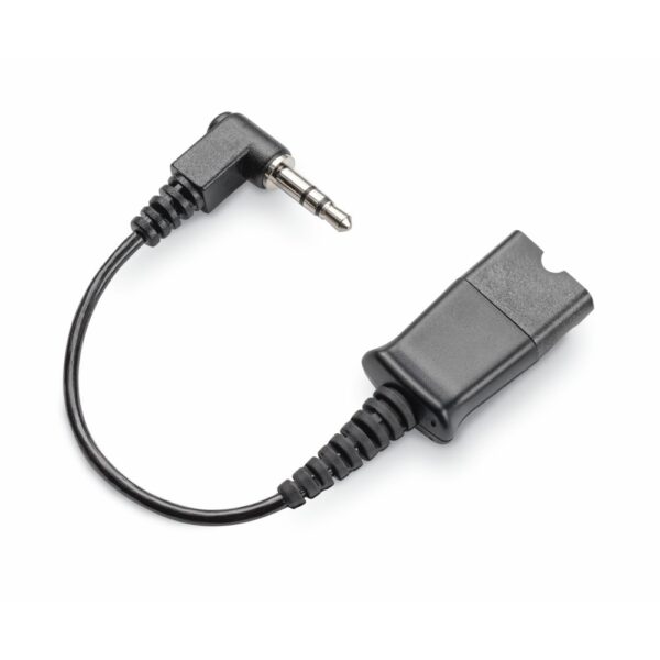 HP Poly 0.15m 3.5mm to QD Cable for EncorePro 300, 500, and 700 Series Headsets