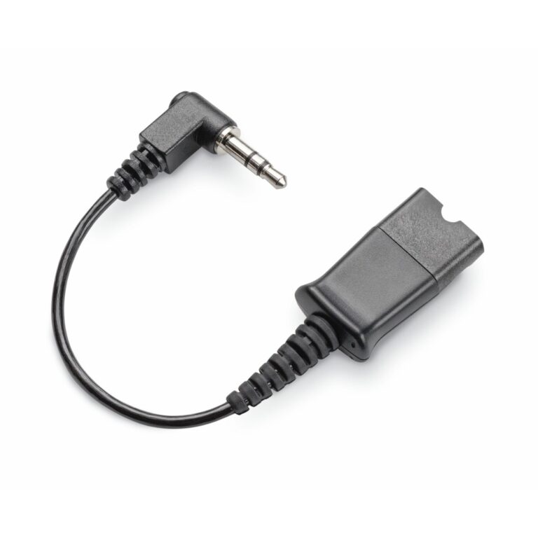HP Poly 0.15m 3.5mm to QD Cable for EncorePro 300, 500, and 700 Series Headsets