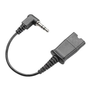 HP Poly 3.5mm to QD Cable 3M Black for EncorePro 300, 500, and 700 Series Headsets
