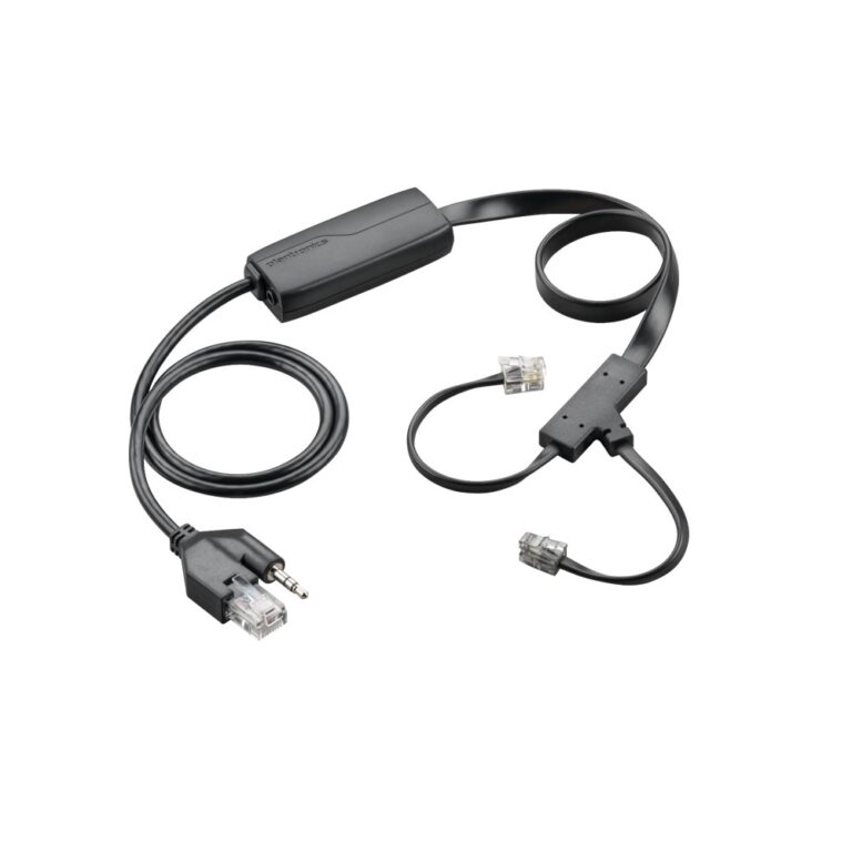 HP Poly APC-43 Electronic Hookswitch, Black, 300g