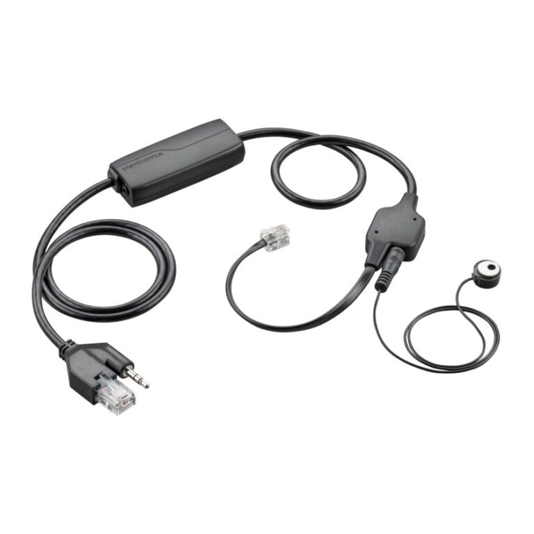 HP Poly APV-63 Electronic Hookswitch for Headset - Black