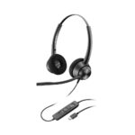 HP Poly EncorePro 320 Stereo USB-C Headset with Boom Microphone, Black