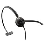 HP Poly EncorePro 540D Monaural Wired Headset with Boom Microphone & Quick Disconnect, Black