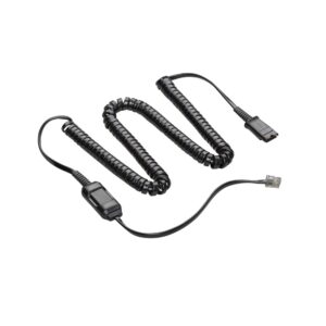 HP Poly HIC-10 Direct Connect Cable Quick Disconnect to RJ-9 Black
