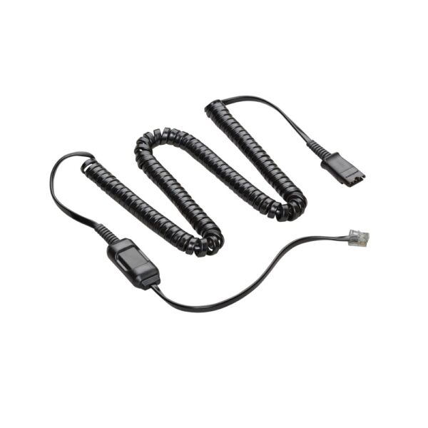 HP Poly HIC-10 Direct Connect Cable Quick Disconnect to RJ-9 Black