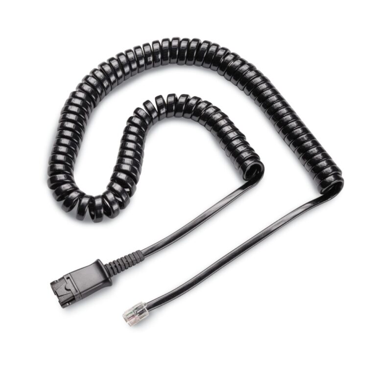 HP Poly M22 to QD U10 Cable - 3m, Black, for EncorePro 500/700 series headsets