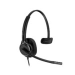 HP Poly Mission 415 Monaural USB Wired Headset with Microphone, Black