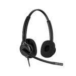HP Poly Mission 425 Classic Wired Stereo Headset with USB-C Adapter, Black