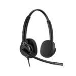 HP Poly Mission 425 Stereo Wired Headset with Microphone, USB-A, Black
