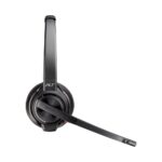 HP Poly Savi 8220 Stereo DECT Headset with Charging Cradle, Bluetooth 4.2, Microphone, Black