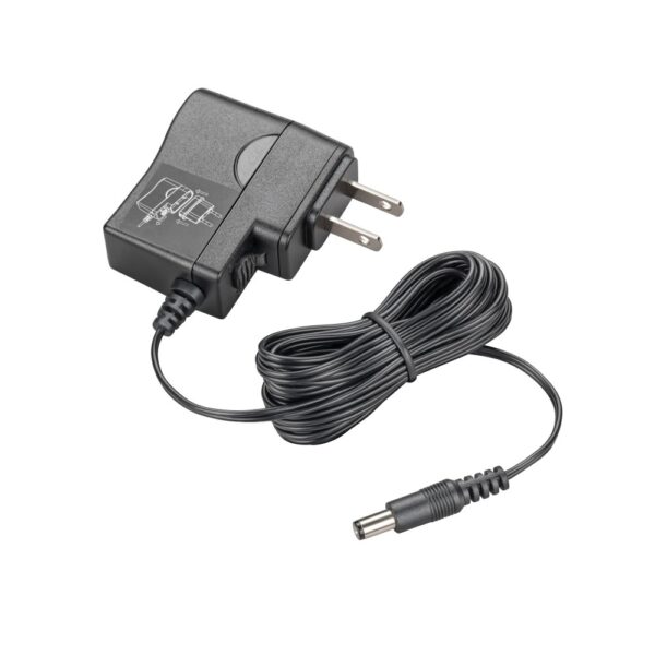 HP Poly Savi Office Universal AC Power Supply Straight Plug -9V 500mA Black