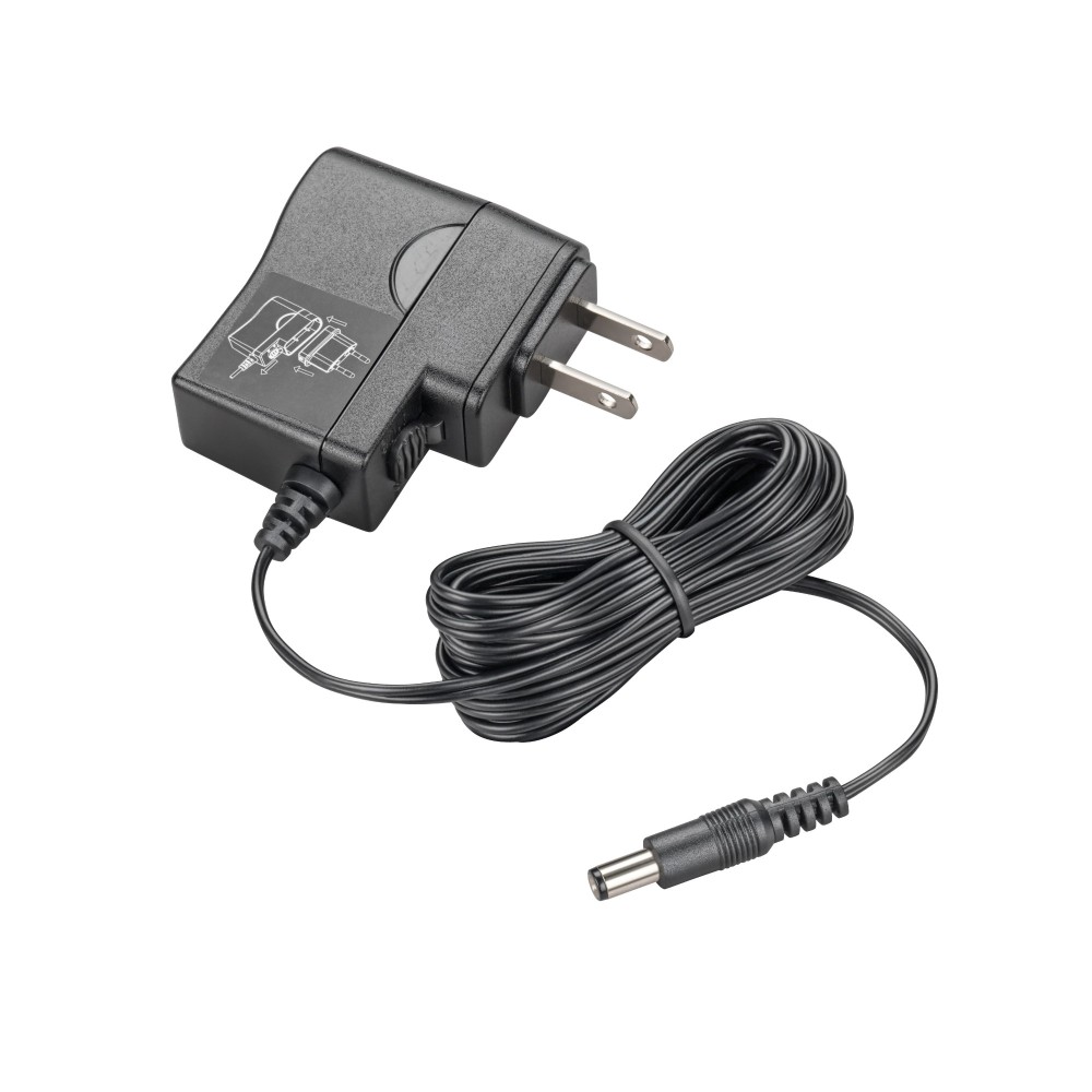 HP Poly Savi Office Universal AC Power Supply Straight Plug -9V 500mA Black