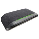 HP Poly Sync 10 USB Speakerphone for PC - Wired, USB-A, USB-C, Silver, IP64