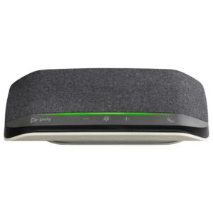 HP Poly Sync 10 USB Speakerphone for PC - Wired, USB-A, USB-C, Silver, IP64