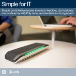 HP Poly Sync 40 Microsoft Teams Certified Speakerphone IP64 Bluetooth 5.1 USB-C Silver