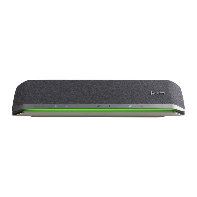 HP Poly Sync 60 Microsoft Teams Certified Speakerphone, USB/Bluetooth, Silver