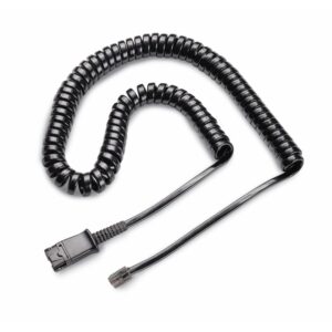 HP Poly U10P Short End Direct Connect Cable - Easy Install, Space Saving