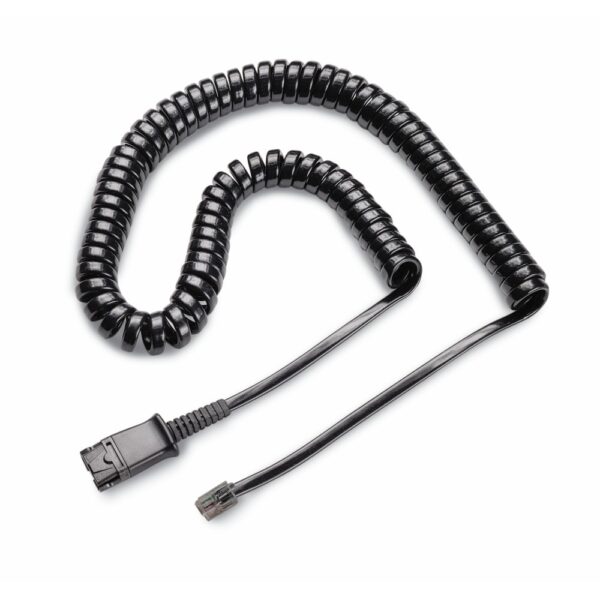 HP Poly U10P Short End Direct Connect Cable - Easy Install, Space Saving