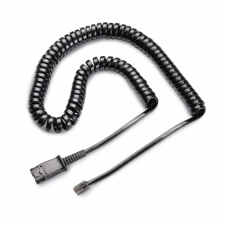 HP Poly U10P Short End Direct Connect Cable - Easy Install, Space Saving