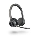 HP Poly Voyager 4320-M Wireless Headset with Boom Mic, USB-C, Bluetooth 5.1 & BT700 Dongle, Black