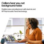 HP Poly Voyager 4320-M Wireless Headset with Boom Mic, USB-C, Bluetooth 5.1 & BT700 Dongle, Black