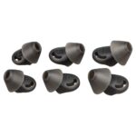 HP Poly Voyager 6200 Eartips Cushion/Ring Set Black (2 Pieces)