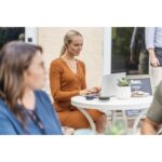 HP Poly Voyager Free 60+ UC Wireless Earbuds with ANC, Built-in Microphone, Bluetooth 5.3, USB-C, Carbon Black