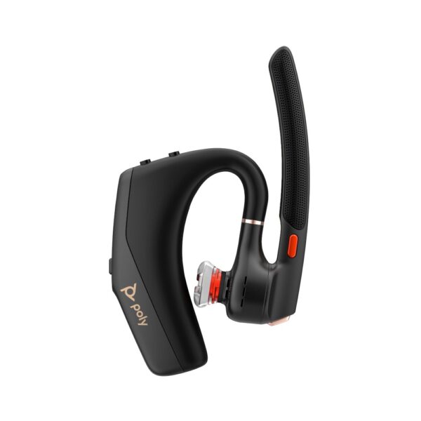 HP Poly Voyager Legend 50 UC Wireless Bluetooth 5.4 Monaural Headset with Boom Mic & Charging Case - Black