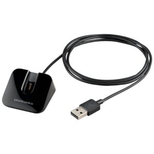 HP Poly Voyager Legend Headset Stand USB-A - Black, Compatible with Voyager Legend